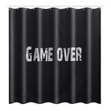 Black,Waterproof,Bathroom,Shower,Curtain,Toilet,Cover