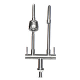 Stainless,Steel,Double,Faucet,Basin,Swivel,Water,Mixer