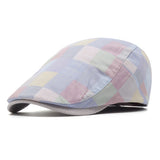 Women,Cotton,Plaid,Beret,Classic,Outdoor,Adjustable,Gatsby,Newsboy