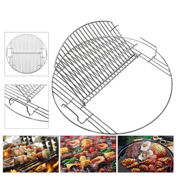 45.5cm,Round,Grill,Stainless,Steel,Charcoal,Cooking,Frame,Barbecue,Replacement