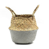 Decoration,Storage,Basket,Folded,Seaweed,Woven,Bamboo,Woven,Rattan,Flower,Basket,Flower,Arrangement