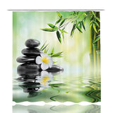 Bamboo,Printing,Waterproof,Bathroom,Shower,Curtain,Toilet,Cover,Carpet