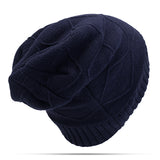 Unisex,Winter,Thickened,Velvet,Liner,Knitted,Outdoor,Casual,Baggy,Beanie