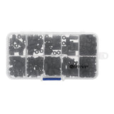 Suleve,MXNH1,Nylon,Screw,Black,Screw,Nylon,Standoff,Assortment,600Pcs