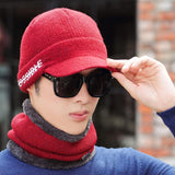 Outdoor,Men's,Letter,Earmuffs,Scarf