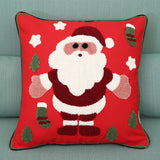 Christmas,Cotton,Embroidering,Pillow,Cases,Santa,Snowflake,Cushion,Cover