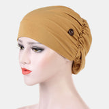 Beanie,Multicolor,Chemotherapy,Button,Mountable