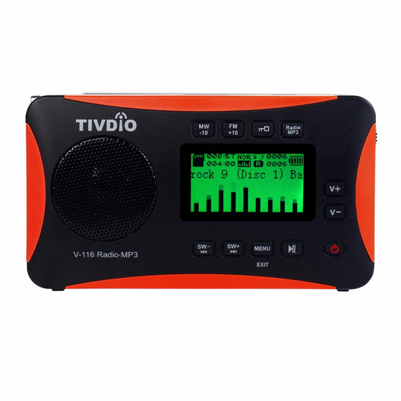 TIVDIO,Portable,Shortwave,Radio,Transistor,Support,Input,Radio
