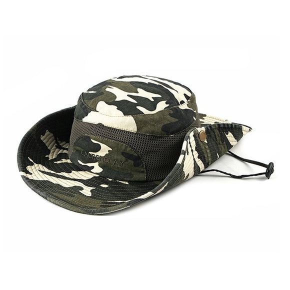 Women,Printing,Outdoor,Climbing,Travel,Bucket,Camouflage,Cotton