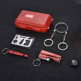 Outdoor,Emergency,Survival,Camping,Equipment,Camping,Hiking,Whistle,Compass,Tools