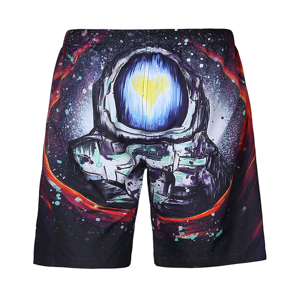 S5238,Shorts,Pants,Astronaut,Printing,Shorts,Beach,Board,Shorts,Comfortable