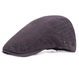 Cotton,Adjustable,Beret,Summer,Solid,Outdoors,Sunshade,Peaked,Forward