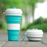 IPRee,350ml,Silicone,Folding,Portable,Telescopic,Water,Drinking,Bottle,Coffee
