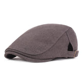 Cotton,Beret,Forward,Outdoor,Travel,Solid,Berets