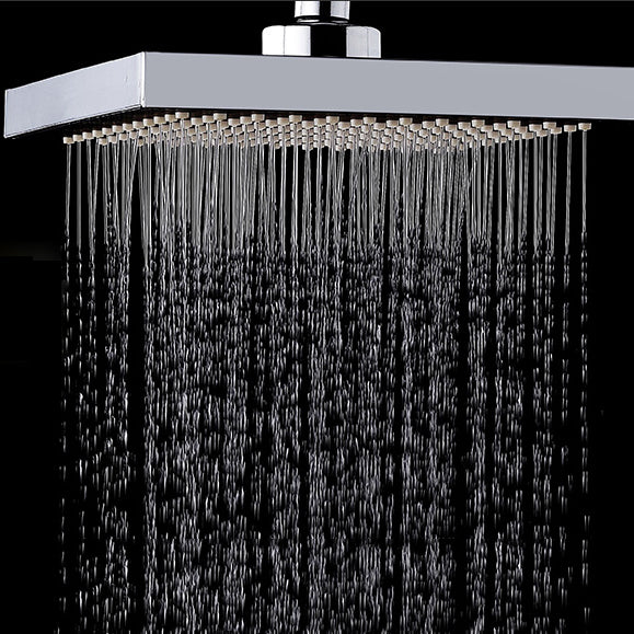 KCASA,Spray,Thickened,Pressurized,Rotatable,Rainfall,Shower,Square,Stainless,Steel