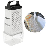 Grater,Stainless,Steel,Sided,Multi,Funtion,Cheese,Vegetable,Container,Lunch