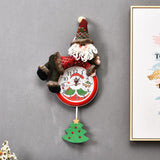 Christmas,Hanging,Clock,Fashion,Battery,Powered,Needle,Clocks,Party,Pendant,Decor