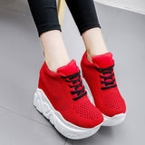 Women's,Platform,Sneakers,Wedge,Heels,Sneakers,Wedge,Fitness,Running,Sneakers