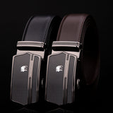 125CM,Business,Cowhide,Genuine,Leather,Luxury,Belts,Durable,Automatic,Buckle,Trousers