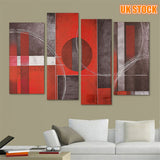 Abstract,Red&Black,Paintings,Canvas,Pictures,Modern,Decor