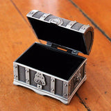 Vintage,Small,Alloy,Pirate,Treasure,Chest,Jewelry