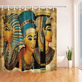 Bathroom,Ancient,Egyptian,Waterproof,Toilet,Cover,Flannel,Bathroom,Shower,Curtain