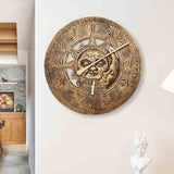 Waterproof,Outdoor,Indoor,Garden,Station,Clock,Thermometer