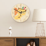 Loskii,CC038,Creative,Clock,Clock,Quartz,Clock,Office,Decorations
