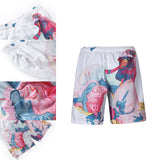 S6253,Beach,Shorts,Board,Shorts,candy,Magic,Printing,Drying,Waterproof,Elasticity