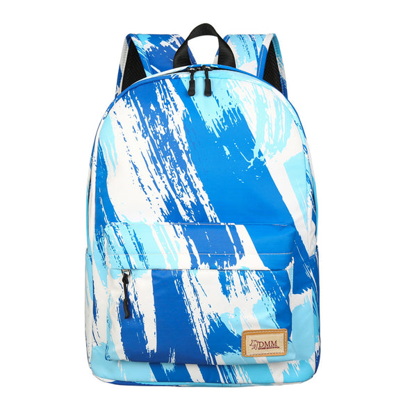 Canvas,Backpack,School,Camping,Travel,Waterproof,Graffiti,Laptop,Shoulder