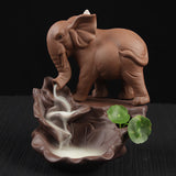 Elephant,Backflow,Incense,Burner,Holder,Censer,Ceramic,Decorations