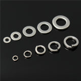 Stainless,Steel,Spring,Washer,Assortment,Plugs,300Pcs