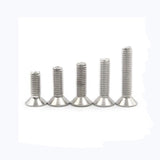 Suleve,M5SH8,50pcs,Stainless,Steel,Countersunk,Socket,Screw,Bolts,Optional