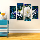 Miico,Painted,Combination,Decorative,Paintings,White,Decoration