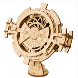 Wooden,Perpetual,Calendar,Mechanical,Gears,Building,Puzzle,Building,Model