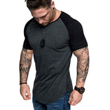 Men's,Crewneck,Breathable,Fitness,Short,Sleeve,Summer,Hiking,Camping,Travel,Holiday