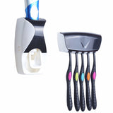 Automatic,Bathroom,Mounted,Toothpaste,Dispenser,Toothbrush,Holder
