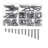 Suleve,M6SH2,88Pcs,Socket,Screw,Bolts,Assortment,Stainless,Steel