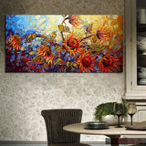 120x60cm,Abstract,Flower,Canvas,Print,Paintings,Decor,Unframed