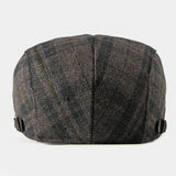 British,Style,Plaid,Pattern,Casual,Fashion,Forward,Beret