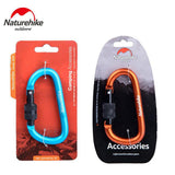 Naturehike,Shape,Buckle,Aluminum,Alloy,Carabiner,Hanging,Keychain,Outdoor,Camping,Tools