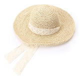 Women,Foldable,Handmade,Straw,Sunscreen,Travel,Beach,Floppy