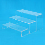 Clear,Acrylic,Display,Stand,Jewelry,Cosmetics,Organizer,Riser,Transparent