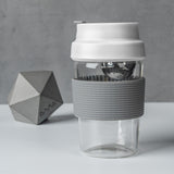 Pinztea,Heart,300ML,Separation,Couple,Office,Water,Bottle,Stainless,Steel,Filter