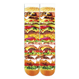 1Pair,Print,Adult,Thicken,Double,Sided,Socks,Casual,Cotton,Socks,Cosplay,Socks