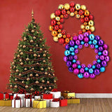 Christmas,Balls,Wreath,Garland,Hanging,Pendant,Window,Ornament,Decorations