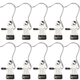 10Pcs,Stainless,Steel,Clothes,Hanger,Clips,Travelling,Laundry