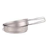 IPRee,350ml,People,Titanium,Frying,Outdoor,Portable,Cookware,Camping,Picnic