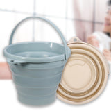 Portable,Folding,Bucket,Silicon,Bucket,Household,Laundry,Storage,Bucket,Outdoor,Fishing,Round,Bucket