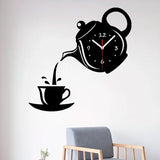 Emoyo,ECY018,Creative,Teapot,Clock,Animal,Clock,Office,Decorations